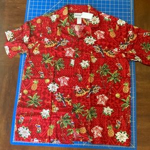Mens Mele Kalikimaka Aloha Shirt
